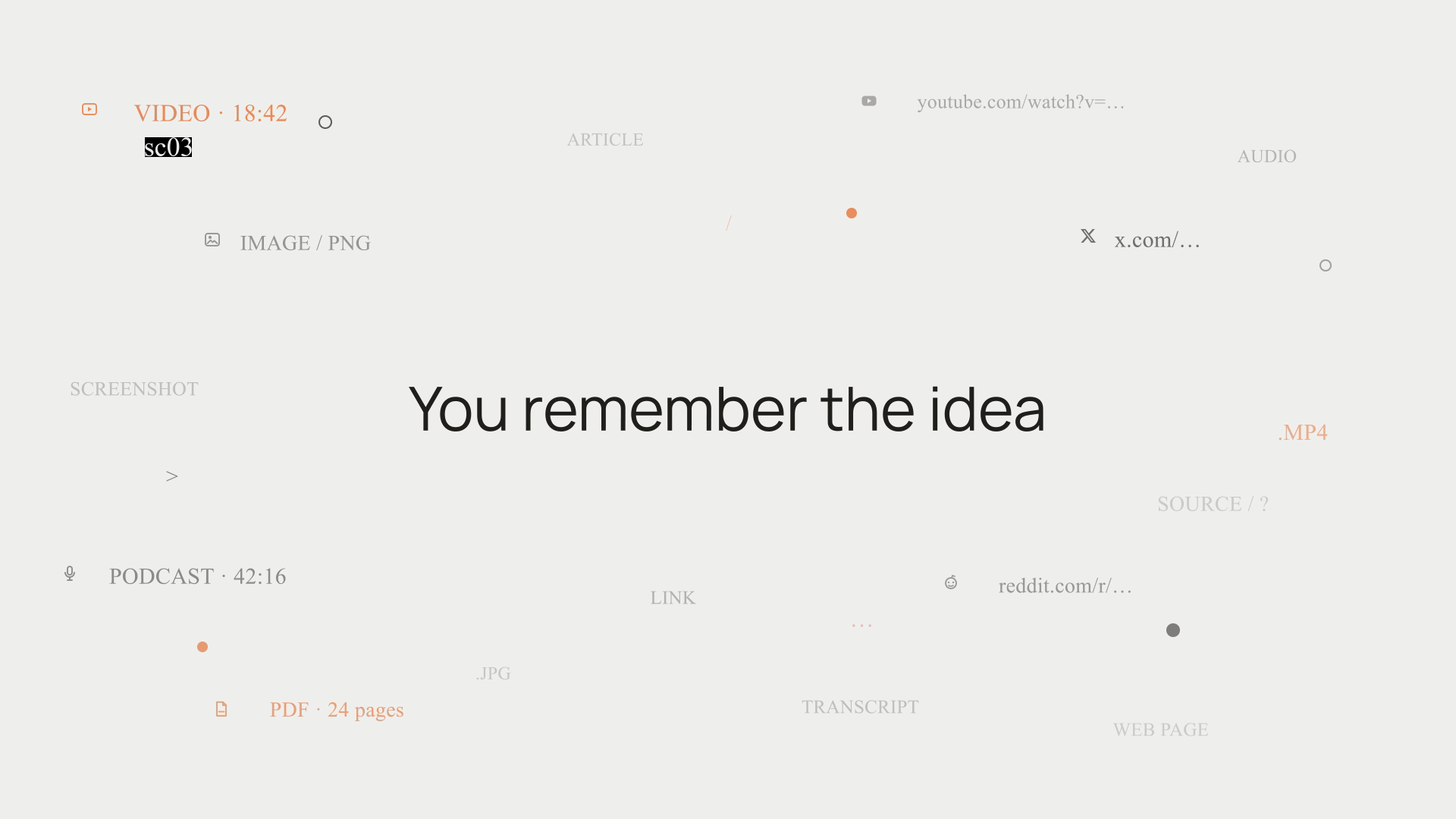 Launch video reference frame